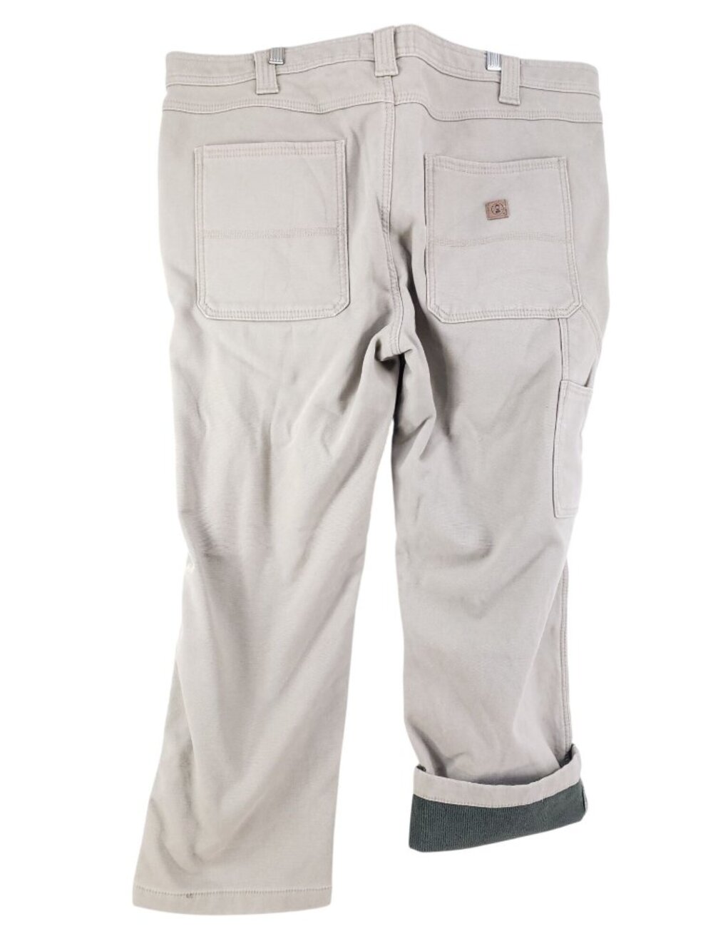 Coleman Mens Tan Fleece Lined Pants Size 40x30 Straight Leg